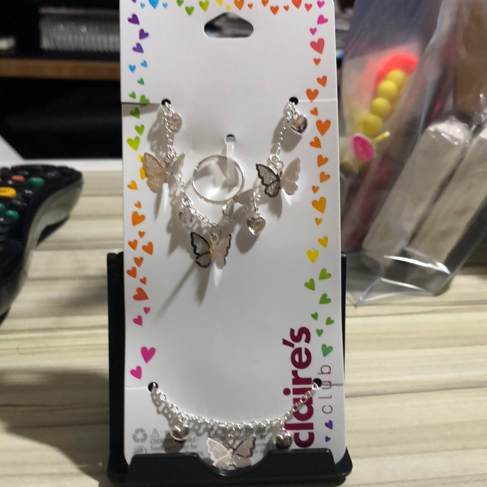 Necklace set with ring and bracelet